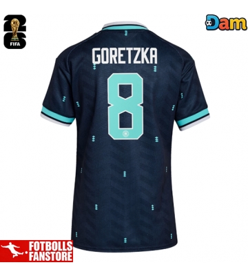 Tyskland Leon Goretzka #8 Bortatröja Dam VM 2026 Kortärmad